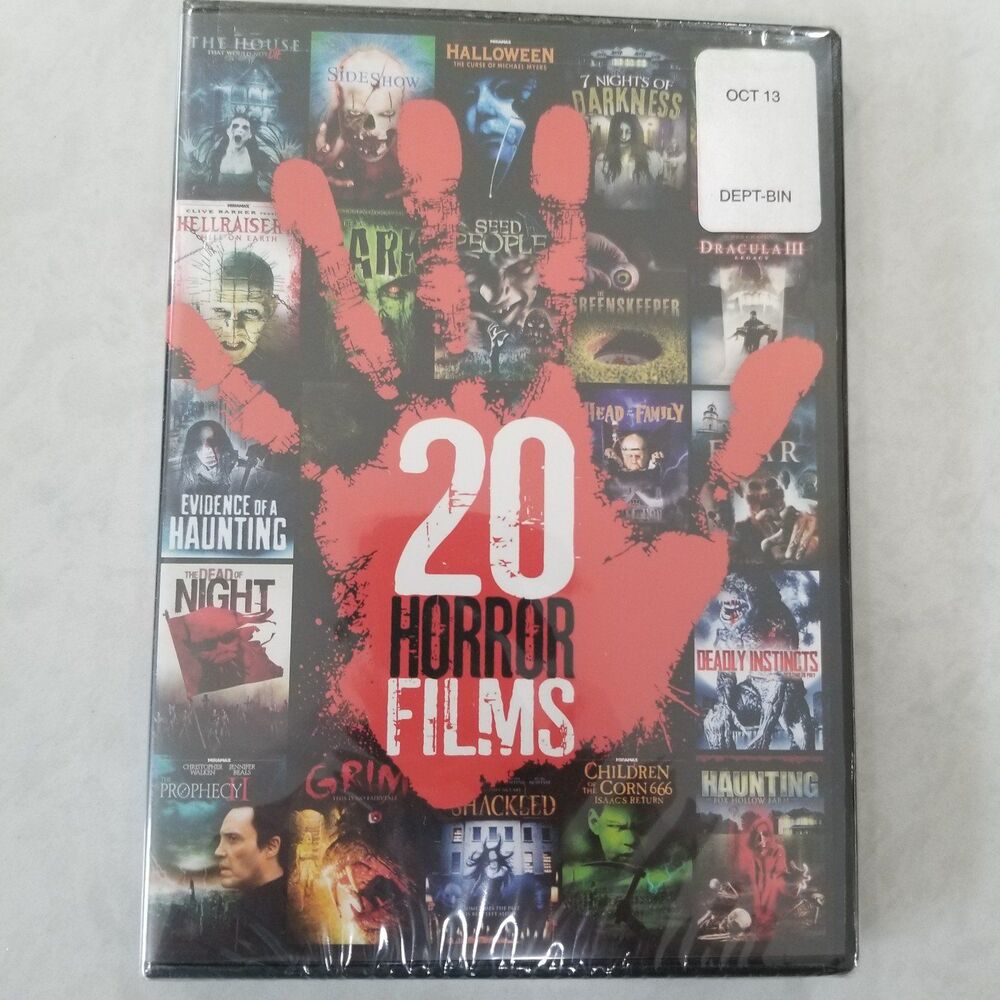 20 Horror Films dvd new sealed